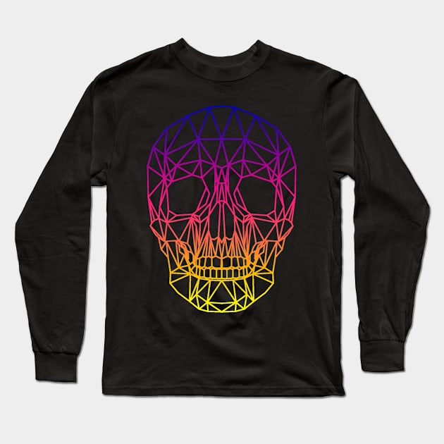 Skull Long Sleeve T-Shirt by Digitanim8tor